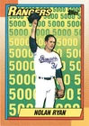 1990 Topps Nolan Ryan #5 Rangers 5000 K's HOF