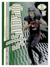 2022 Panini Illusions #I-16 Drake London Illusionists Emerald