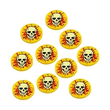Litko Dice & Supplies Bloody Skull Tokens New