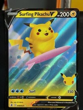 Pokémon TCG Surfing Pikachu V 008/025 Celebr...