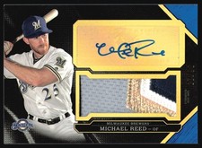 2016 Topps Triple Threads MICHAEL REED Sapphire Auto Jersey Patch /10 #UAJR-MRE