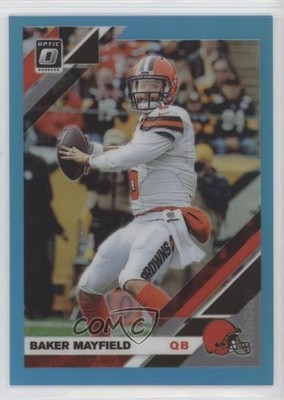 2019 Panini Donruss Optic Aqua Prizm 233/299 Baker Mayfield #24 1n4