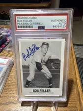 1977 Bob Feller PSA Authentic Auto