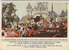 1965 Donruss Walt Disney - Card Number 27