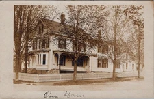 1910, Residence in BERWICK, Maine Real Photo Postcard