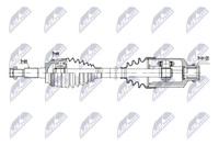 Nty NPW-FR-209 Antriebswelle Vorne Rechts FüR Ford Usa