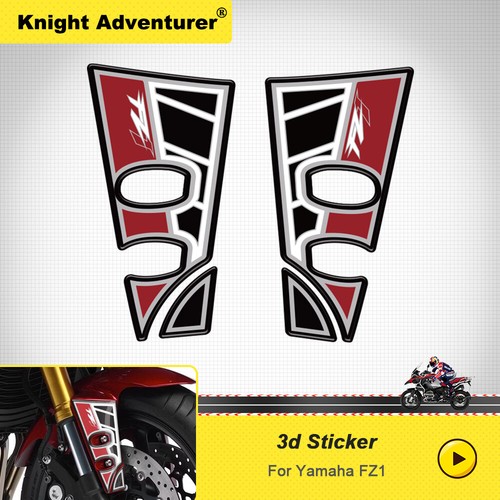 For 2006-2016 Yamaha FZ1 Front Mud Fender Protector Cover Pad Decal Sticker - Picture 4 of 17