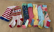 Matilda Jane Pink 6 pair lot Girls 4-6 Perfectly Paired Polka Dot stripe Tights