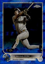 2022 Topps Chrome Sapphire Edition Ha-Seong Kim #188 San Diego Padres 32F