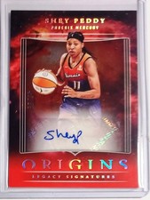 Shey Peddy 2024 Panini Origins WNBA Legacy Signatures LS-SP Red Auto Mercury