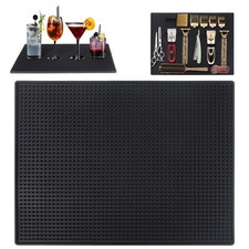 MoyRetty Bar Service Spills Mat, Barber Station 15.7x11.8 Inches,...