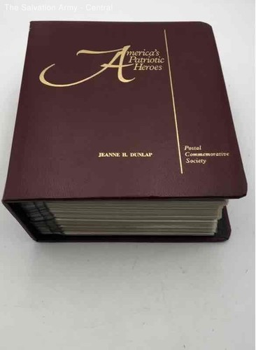 Postal Commemorative Society Americas Patriotic Heroes Stamp Collection Book