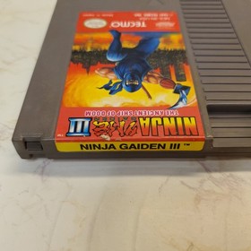 Ninja Gaiden 3 Ancient Ship of Doom NES Game Nintendo Cleaned Tested Polished