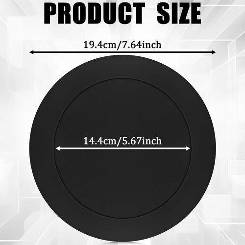 Hirificing 4PCS 6.5 Inch Speaker Foam Rings, Self-Adhesive Door Baffle Enhanc... - Picture 2 of 6