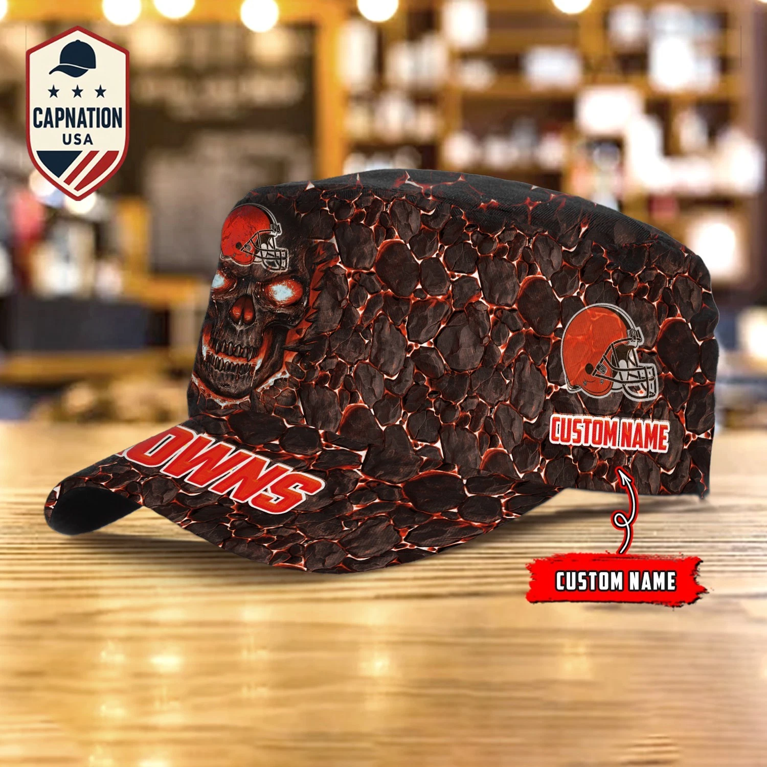 Cleveland-Browns Military Cap football Army Cap football Trucker Hat Military For Men
