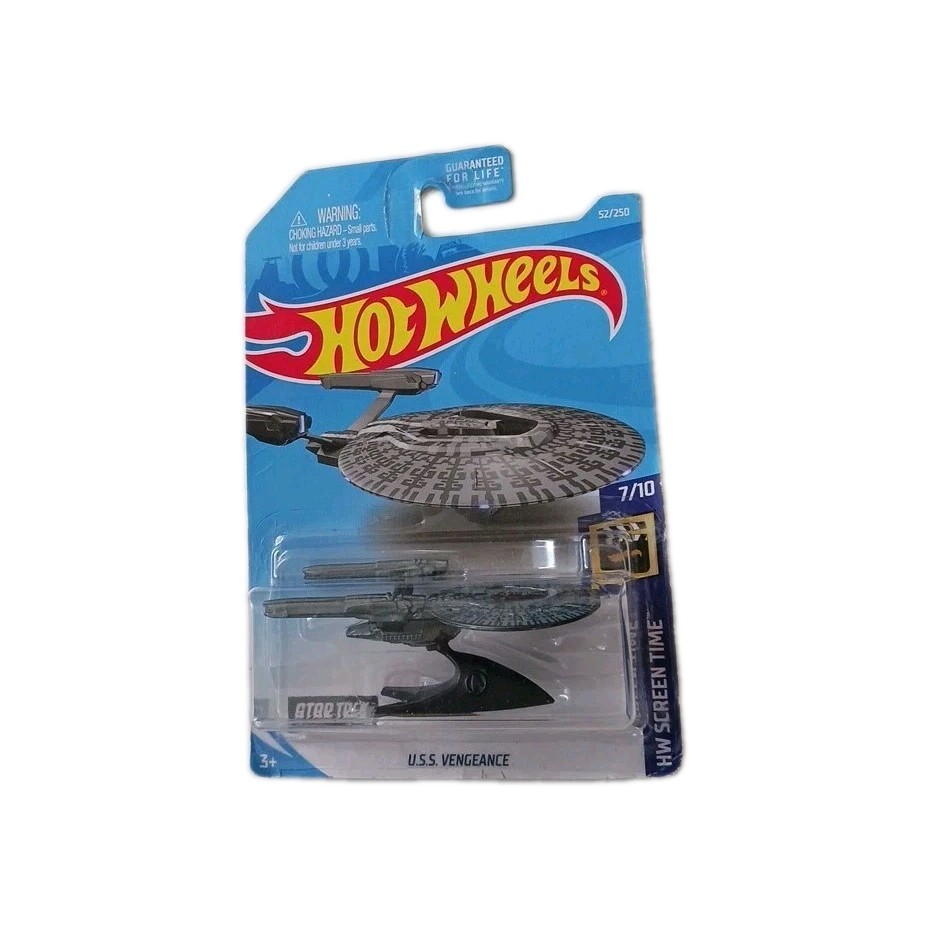 2019 Hot Wheels Star Trek 7/10  #52 HW Screen Time - U.S.S. VENGEANCE - Gray