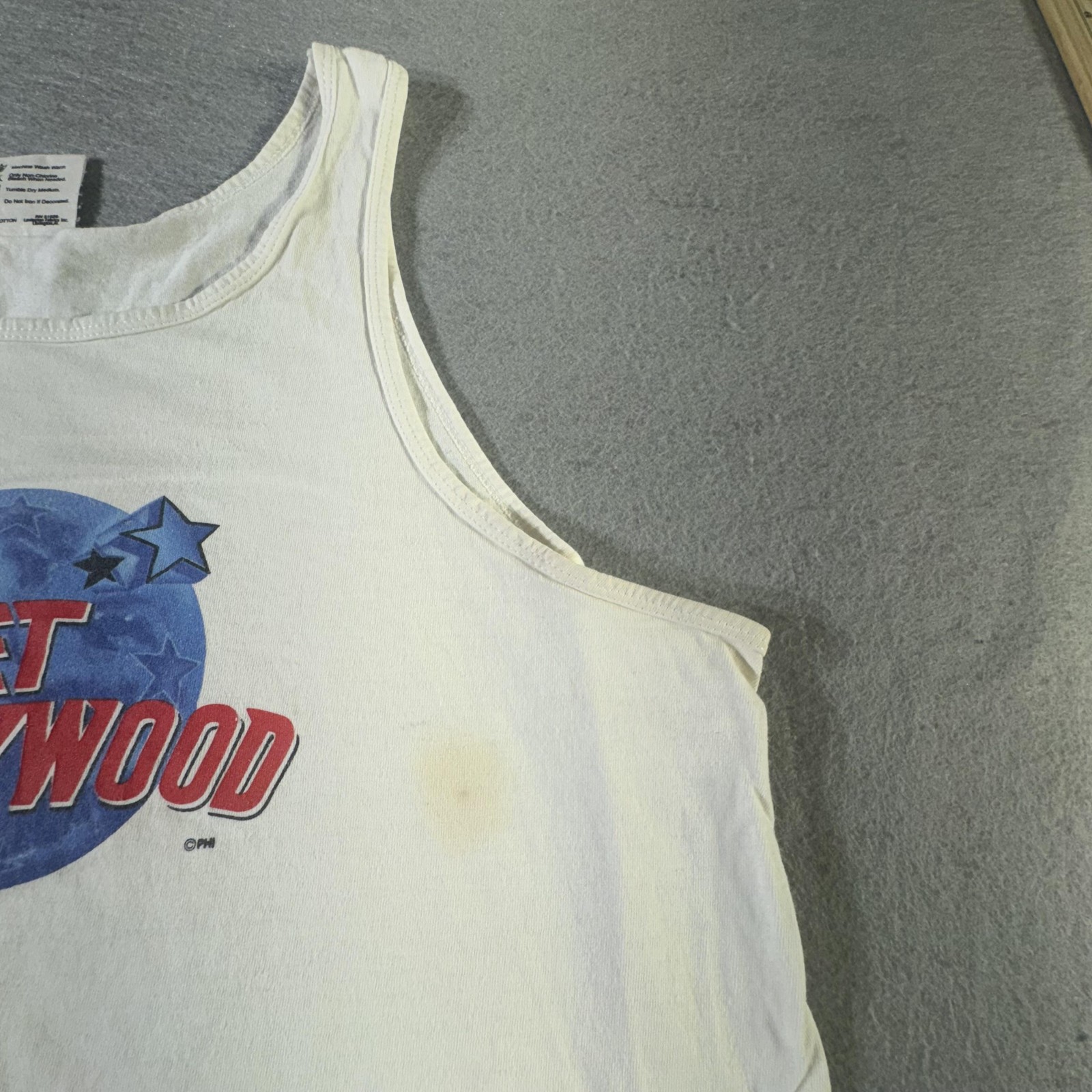 Vintage Planet Hollywood Shirt Mens XL Aspen Tank Top Made in USA 90s Promo