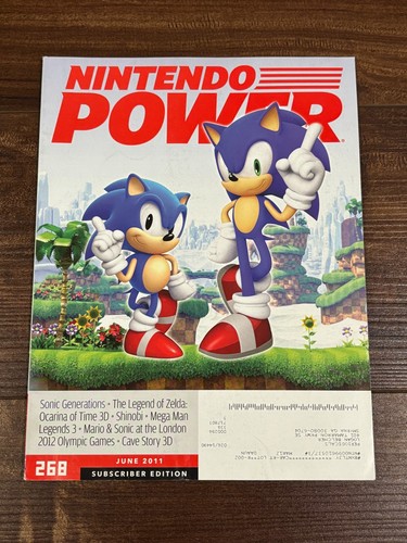 Nintendo Power Magazine Volume Issue 268 June 2011 Sonic Generations