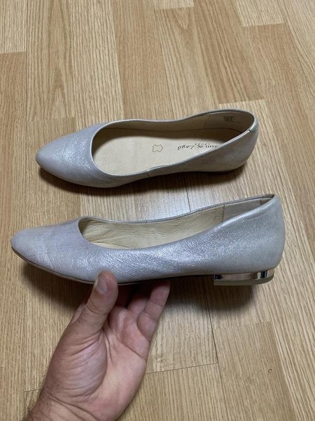 Women Zanon&Zago Heels Silver Leather 38