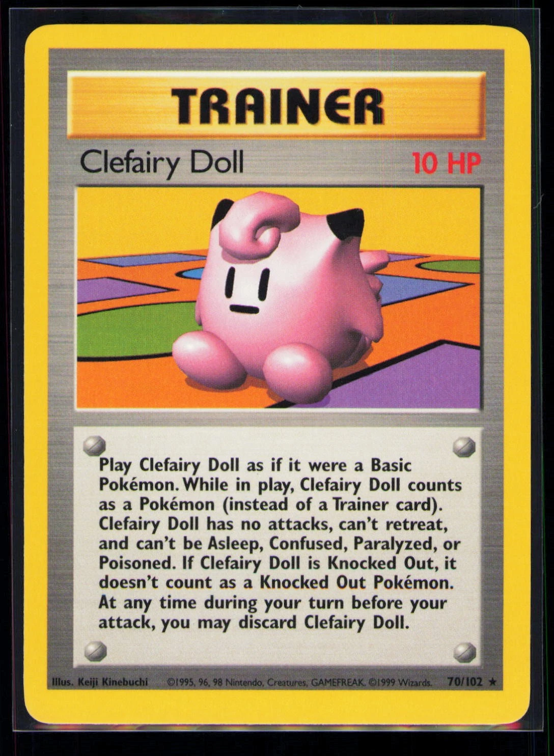 Clefairy Doll Rare Base Set 070/102 NM