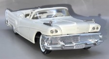 Amt Promo Friction 1958 Buick Roadmaster Convertible 125 Glacier White Xlnt