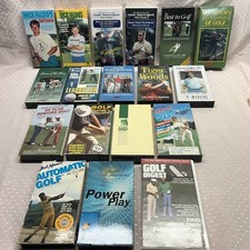 Various Golf VHS Tapes Lot Of 19