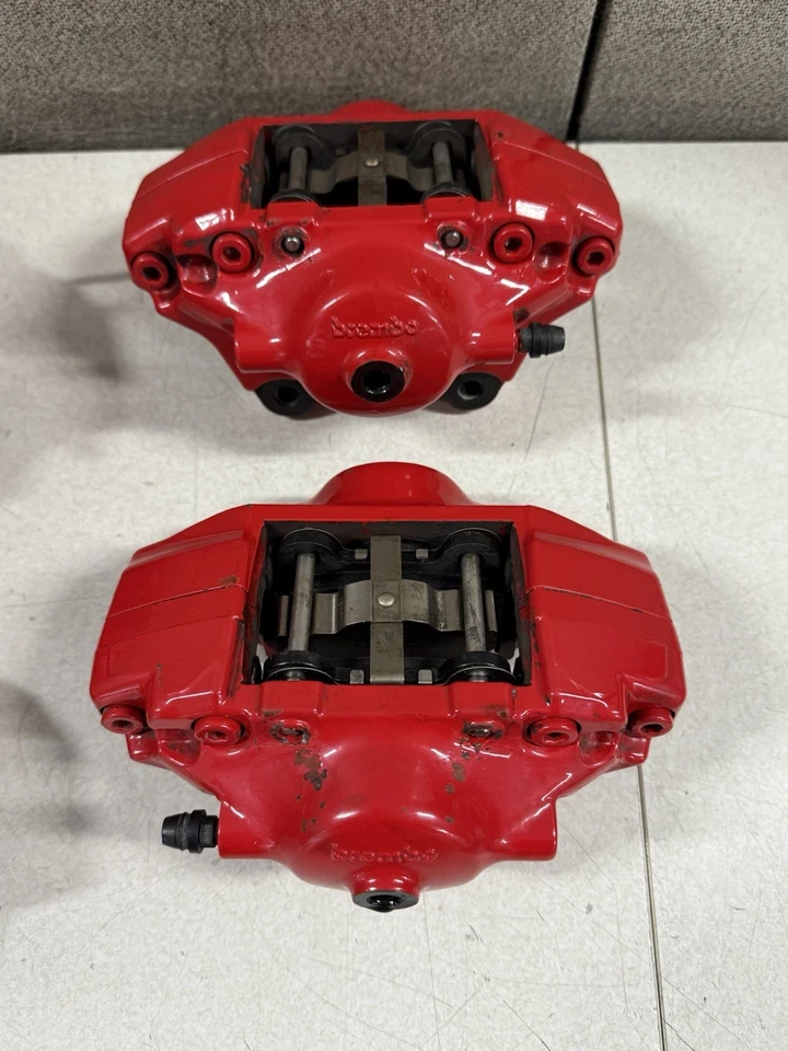 Maserati Quattroporte GranTurismo Brembo Brake Caliper Full Set Red OEM - Image 4 of 4