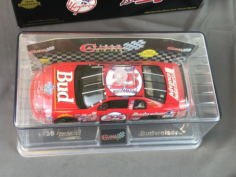 Team Caliber 1:24 Diecast BUD WORLD SERIES 1999 CHEVROLET MONTE CARLO Hendrick - Imagem 4 de 4