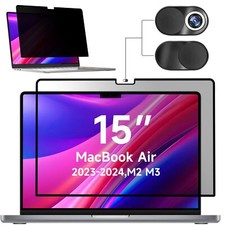 Mamol Privacy Screen for MacBook Air 15 Inch 2023-2024, M2, M3 - A2941 A3114...