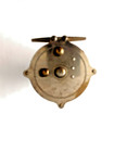 Antique Pennell Very Early silver or nickel over brass saltwater fishing reel — photo 4