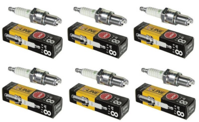 6x Zündkerzen V-Line von NGK passt für BMW 3er e30 320i / 323i Bj. 1982-1991