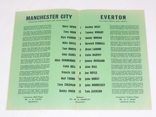 1969 FA Cup Semi Final***MANCHESTER CITY v EVERTON***22nd March 1969 - Picture 2 of 2