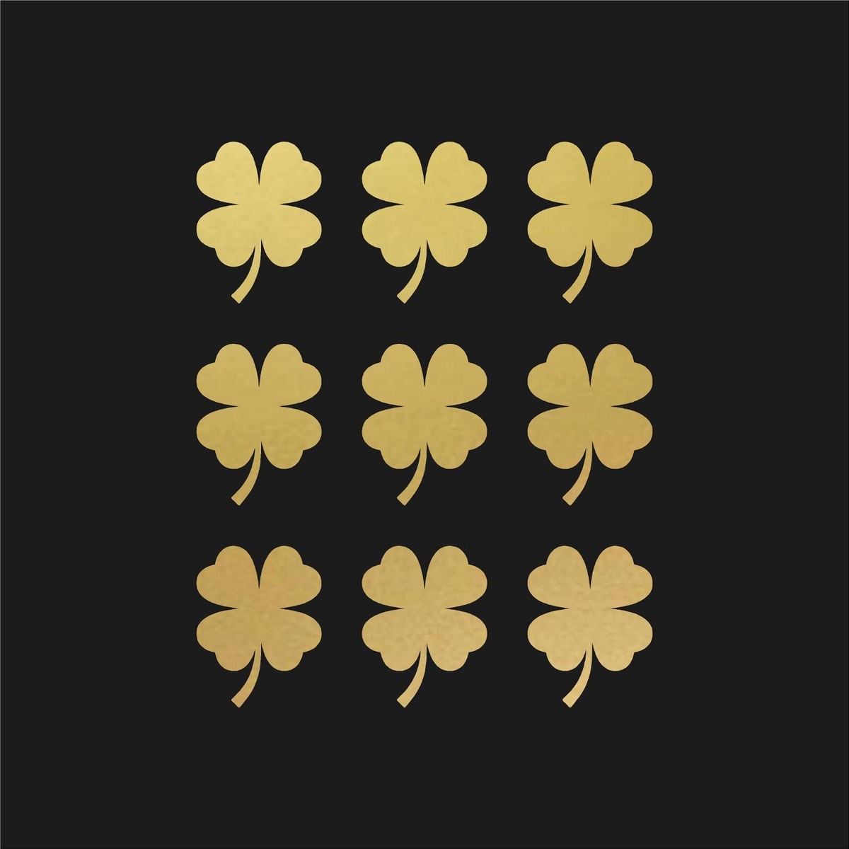 Four-Leaf Clover  ｢Demo｣  デモテープ Four Leaf Clover Vinyl Decals Phone Laptop Small 4 leaf Clover