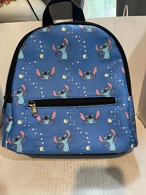 Bioworld Disney Stitch Mini Backpack Blue Black