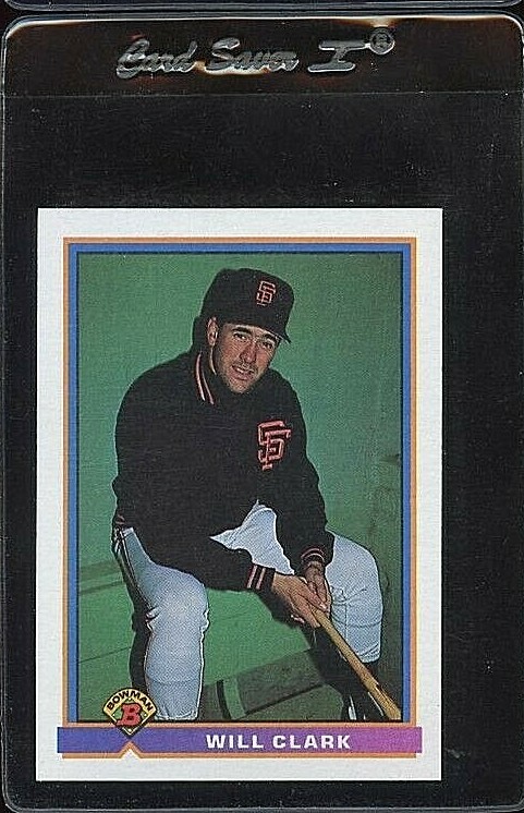 1991 BOWMAN #616 WILL CLARK SAN FRANCISCO GIANTS 