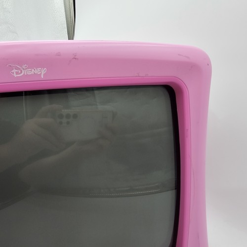 Disney Princess Retro Color TV Pink 2007 P1310ATV 13" Gaming Tested & Working - Picture 8 of 19