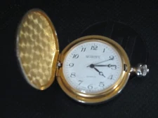 Vtg Quartex Quartz Japan Movement Pocket Watch