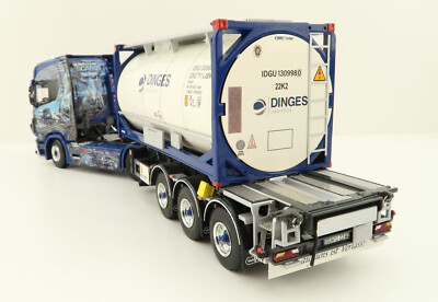 WSI 01-4000 Scania S CS20H Trailer & 20 ft Tank Container - Ingo