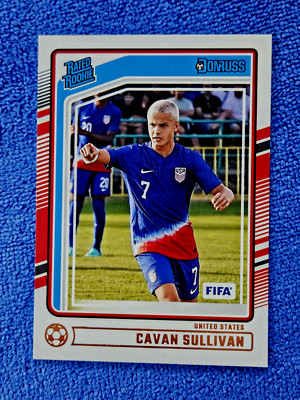2024-25 Panini Donruss Cavan Sullivan Rated Rookie CENTERED MINT #184 RC FIFA  