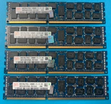 🟢HYNIX 32GB (4X8GB) 2RX4 PC3L-12800R SERVER MEMORY RAM HMT31GR7CFR4A-PB
