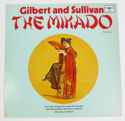 Gilbert and Sullivan The Mikado Highlights (CMS Records, 1977, Vinyl LP)