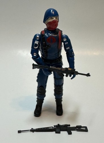 Black Major Custom GI Joe Cobra Elite Red Mask Soldier 3.75" Action Figure - Picture 4 of 6