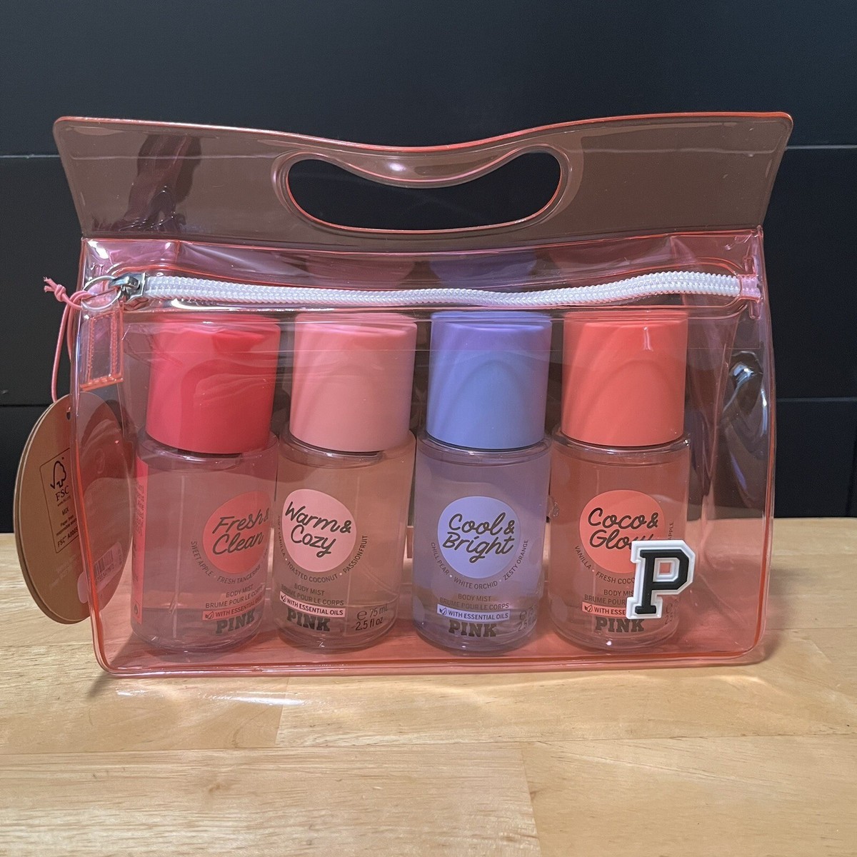 Victorias Secret PINK Mini Mist Gift Set 4 Pack Body Mist Fresh