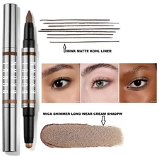 Bobbi Brown MICA SHIMMER Long Wear Cream Shadow & Mink Matte Kohl Liner NIB
