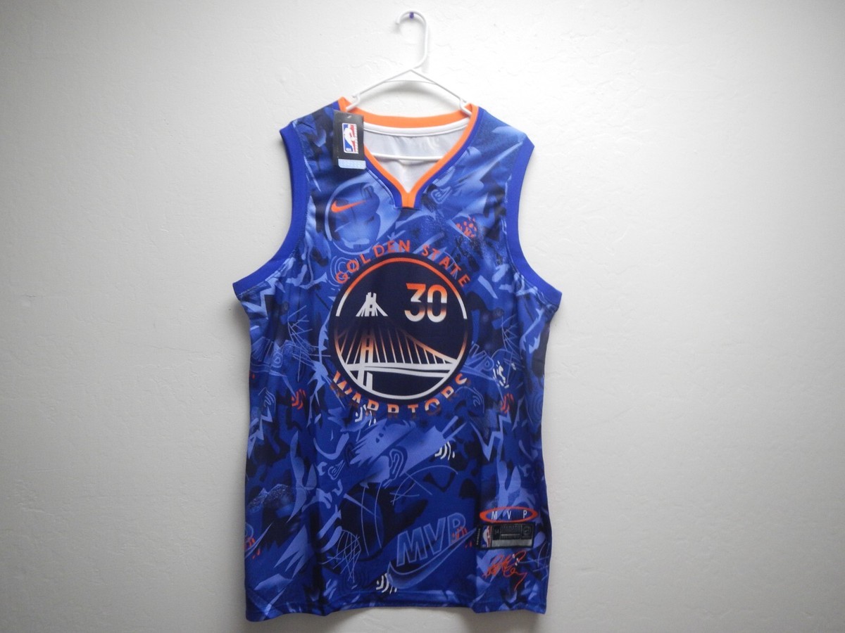 NIKE NBA GOLDEN STATE WARRIORS MVP CURRY JERSEY SIZE XXL ( 54
