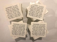 100 Pre-Cut Labels 2 x 2 Suffocation Warning FBA approved Labels/Stickers
