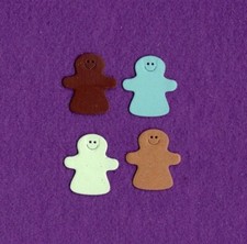 GINGERBREAD GIRL die cuts scrapbook cards