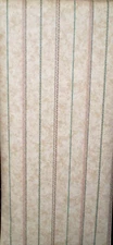 Vintage Pink, Blue & Green Decorative Stripe on Beige Faux by York  SP7282