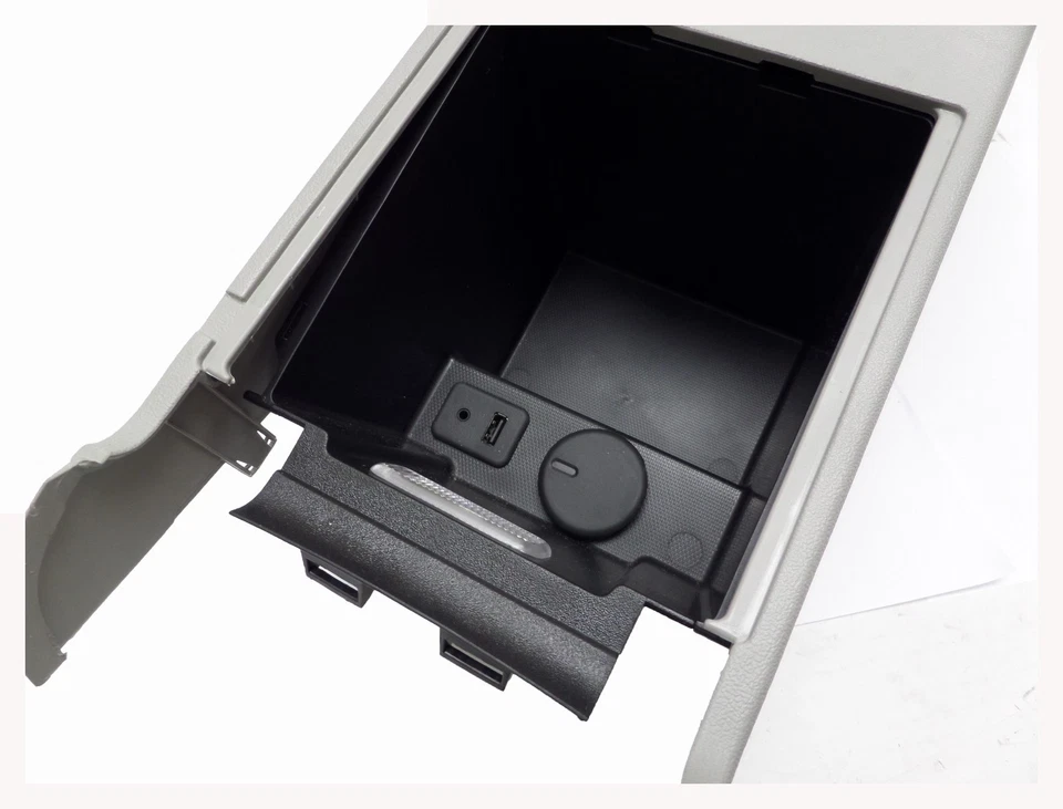 Center Console Cupholder w/ sliding door Bezel Titanium 2011-2013 Buick LaCrosse - Image 4 of 4