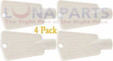 4 Pack 297147700 Freezer Door Lock Key for Electrolux AP4301346 PS1991481